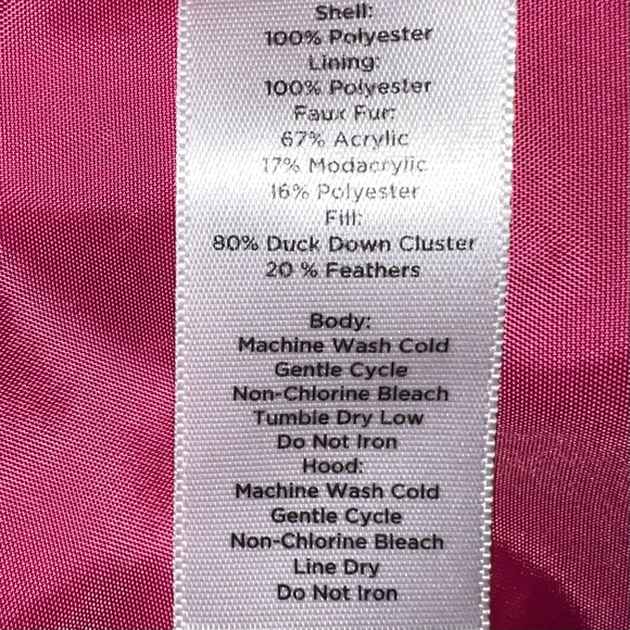 Talbots size XL berry pink full zip & snap Down insulated sleeveless puffer vest - Picture 16 of 16